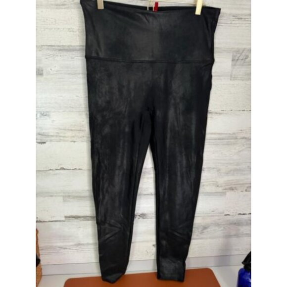 Spanx Women's 2X Black Pull On Leggings - Picture 1 of 3